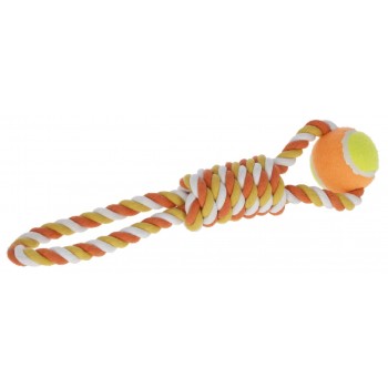 KERBL Zabawka piłka na lince, 37 cm [80795]