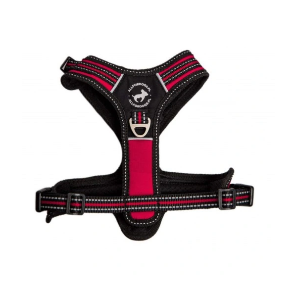 ALL FOR DOGS Szelki 3x-Sport Czerwone XS