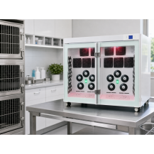 Komora pielęgnacyjna POT-127 z podczerwienią, jonizacją i aromaterapią — w gabinecie weterynaryjnym