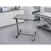 Stół asystujący weterynaryjny B13, Inox 304, regulowana wysokość. — w gabinecie weterynaryjnym