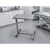 Stół asystujący weterynaryjny B13, Inox 304, regulowana wysokość. — w gabinecie weterynaryjnym