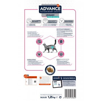 ADVANCE DIET Urinary Sterilized Low Calorie - sucha karma dla kotów sterylizowanych 1,25kg [923984]