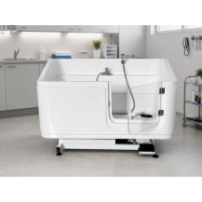 Wanna groomerska PS-15 elektryczna, akryl, nośność 300 kg — w gabinecie weterynaryjnym