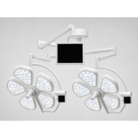 Lampa operacyjna LED dwuczaszowa sufitowa YDE700/700 F TYPE – „kwiat”, bezcieniowa — detal produktu