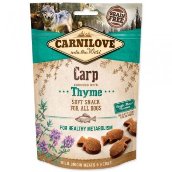 CARNILOVE SEMI MOIST SNACK CARP ENRICHED WITH THYME 200g