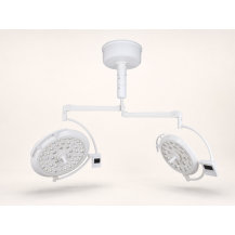 Lampa operacyjna LED dwuczaszowa sufitowa – bezcieniowa z regulacją ostrości | YDE700/500 L — detal produktu