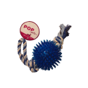 POP PETS Piłka jeżowiec na sznurku, 25cm, mix kolorów [06430]