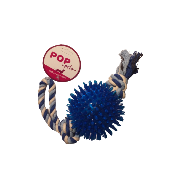 POP PETS Piłka jeżowiec na sznurku, 25cm, mix kolorów [06430]