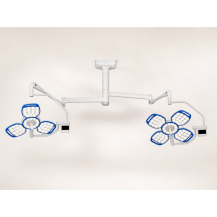 Lampa operacyjna LED dwuczaszowa sufitowa YDE-700/500 G TYPE – bezcieniowa o wysokiej jednorodności — detal produktu