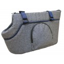 KERBL Torba podróżna dla psa Marie, szara 46x23x25cm [80422]