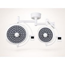 Lampa operacyjna LED dwuczaszowa sufitowa – bezcieniowa, szeroki zakres regulacji YDE-700/500J — detal produktu