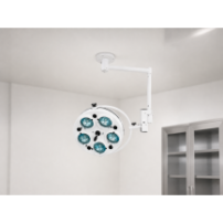 Lampa operacyjna halogenowa sufitowa (do zabiegów małych i średnich) YDK5 — w gabinecie weterynaryjnym