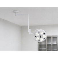 Lampa operacyjna LED sufitowa – YDK5 LED, bezcieniowa, 50 000 lx, 4 000 K — w gabinecie weterynaryjnym