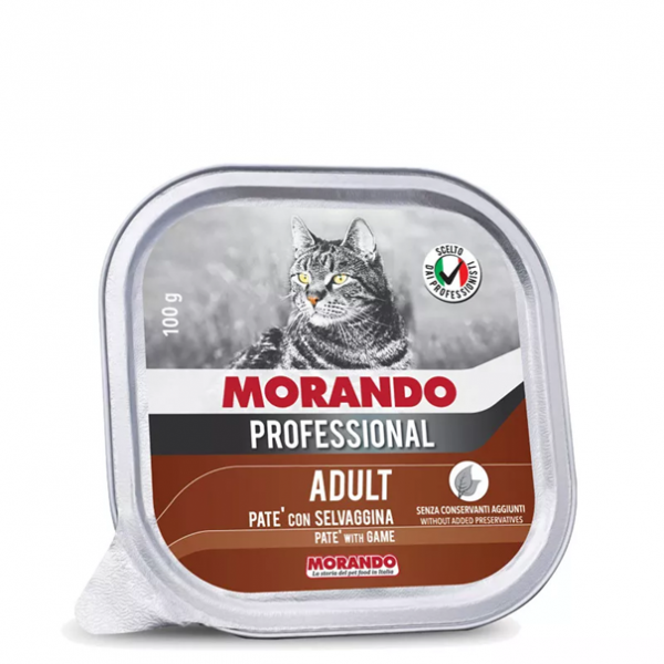 MORANDO PRO KOT Pasztet z dziczyzną 100g MORANDO PRO KOT Pasztet z dziczyzną 100g