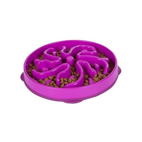 FUN FEEDER Miska plastikowa spowalniająca jedzenie LARGE fiolet [51003]