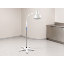 Lampa do terapii cieplnej – YDE-L, infrared warm grill lamp, regulowana wysokość — w gabinecie weterynaryjnym