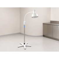 Lampa do terapii cieplnej – YDE-L, infrared warm grill lamp, regulowana wysokość — w gabinecie weterynaryjnym