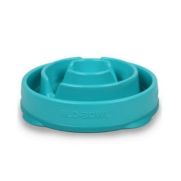 FUN FEEDER Miska plastikowa spowalniająca jedzenie MINI/MEDIUM turkus [51006]