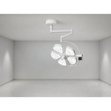 Lampa operacyjna LED „kwiat”| YDE700F - sufitowa — w gabinecie weterynaryjnym