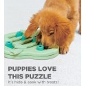 NINA OTTOSSON PUPPY HIDE N SLIDE Zabawka dla szczeniąt, zielona