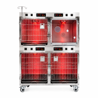 Klatka weterynaryjna 4-stanowiskowa - INFRARED + OXYGEN DOOR PC-10