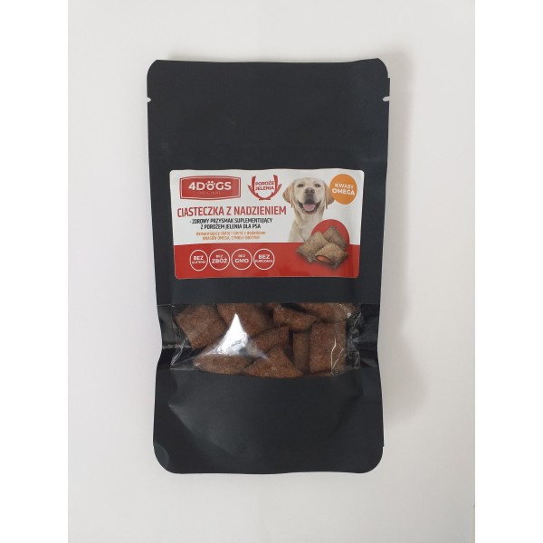4DOGS CIASTECZKA Skóra i Sierść 60g 4DOGS CIASTECZKA Skóra i Sierść 60g