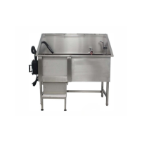 Wanna weterynaryjna/groomerska PS-3, surfing, regulacja temperatury, Inox 304
