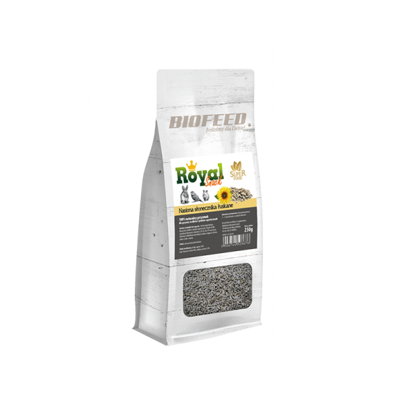 BIOFEED Royal Snack SuperFood - nasiona słonecznika łuskane