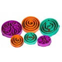 FUN FEEDER Miska plastikowa spowalniająca jedzenie MINI/MEDIUM niebieska [67830]
