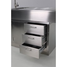 POT-7 stainless-steel dental treatment table