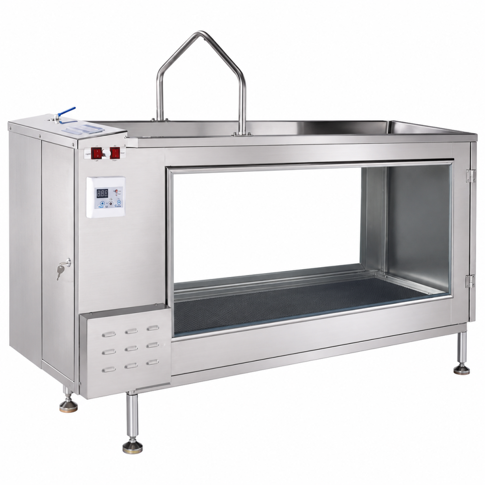 Animal rehabilitation water treadmill—YS-C480, hydrotherapy, 0.8–12 km/h, 110 kg